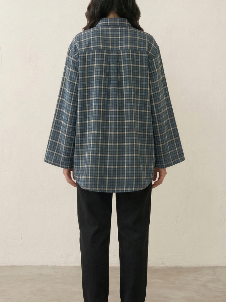 The Grid Boxy Shirt