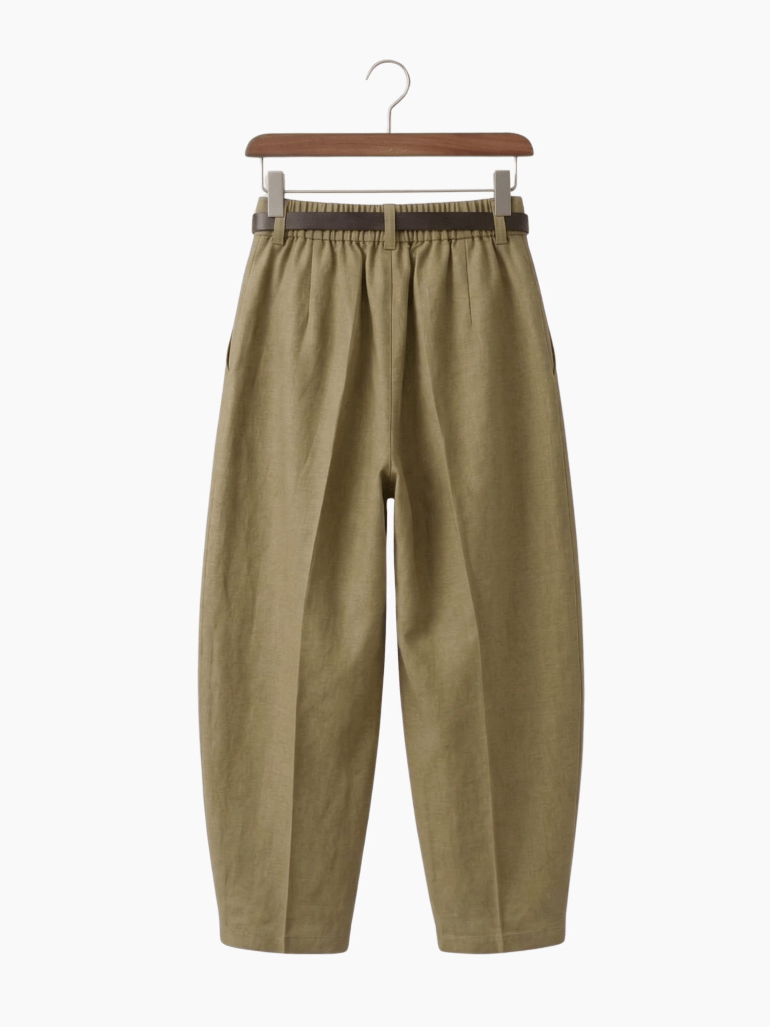 Balloon Pleated Pant - Lichen - The BNW Studio