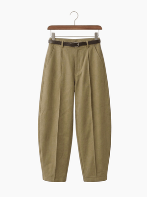 Balloon Pleated Pant - Lichen - The BNW Studio