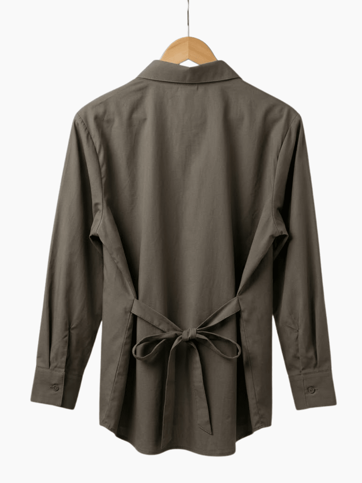 The Architectural Tie - Waist Shirt - The BNW Studio