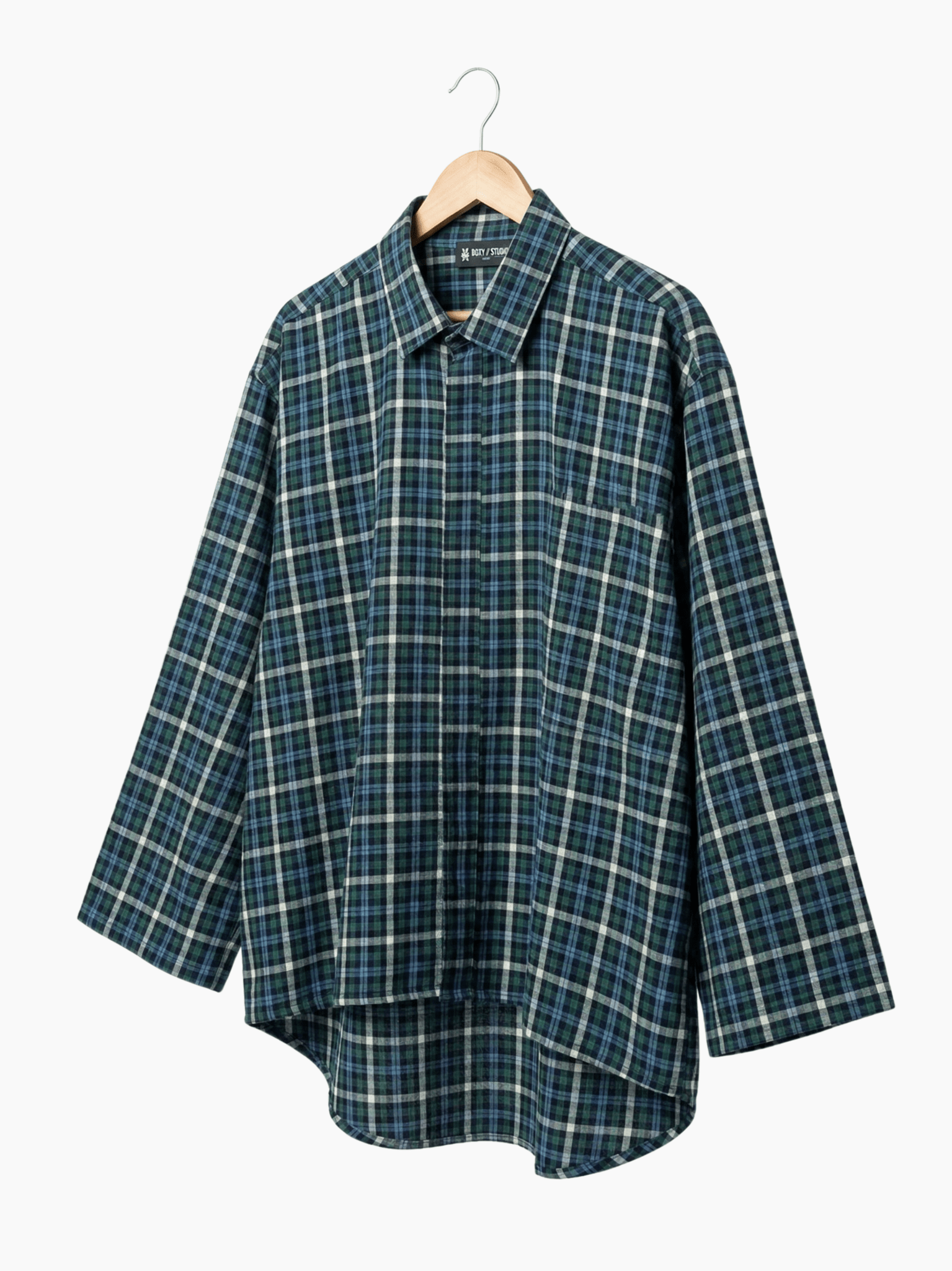 The Grid Boxy Shirt - The BNW Studio