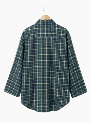 The Grid Boxy Shirt - The BNW Studio
