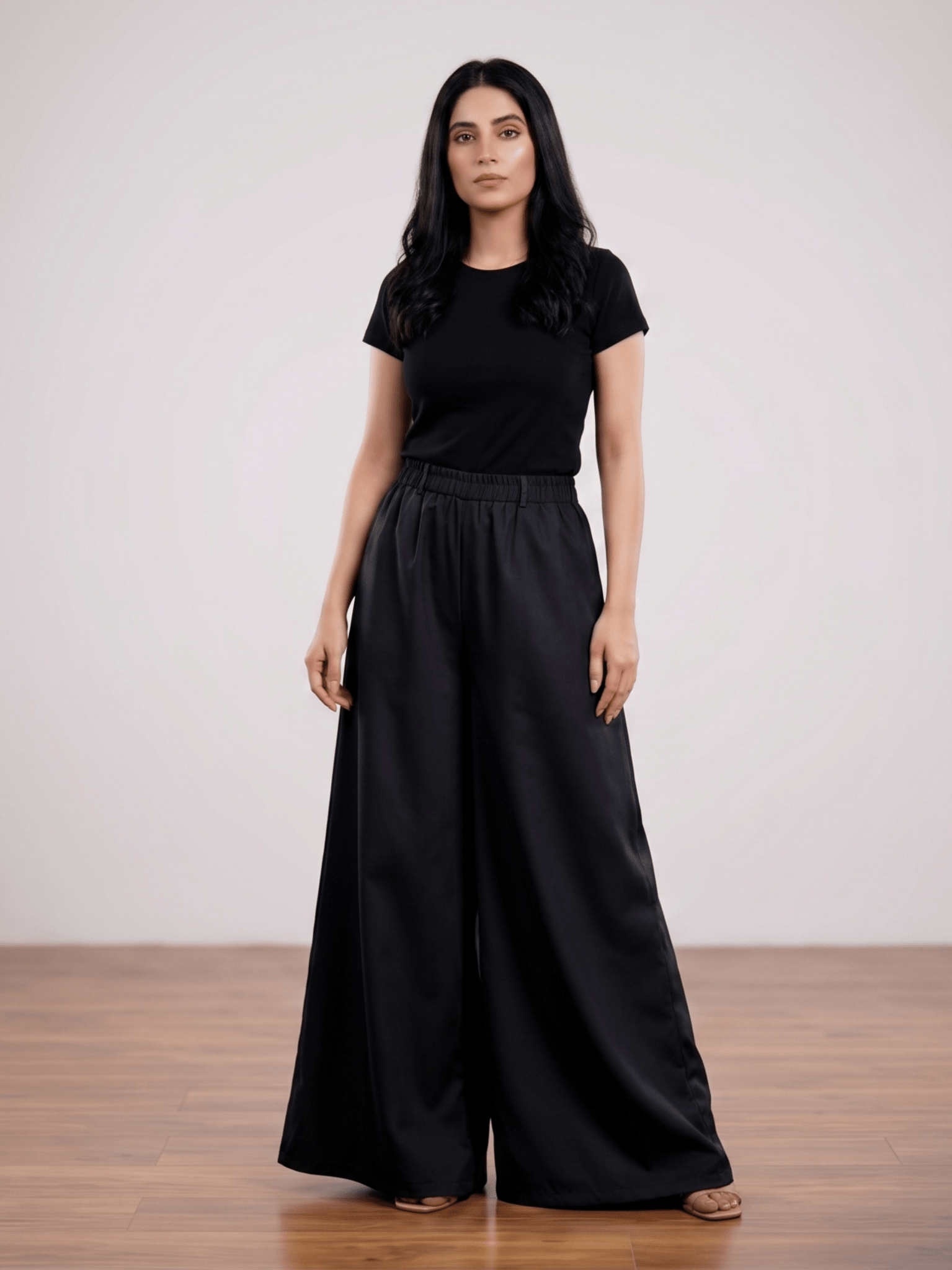 The Integral Skirt Pant - Black - The BNW Studio