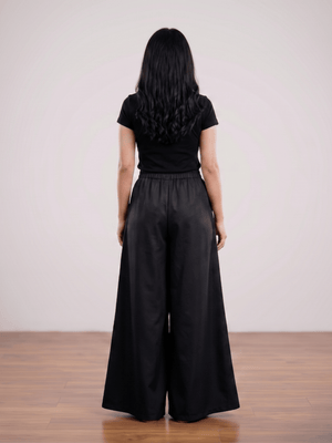The Integral Skirt Pant - Black - The BNW Studio