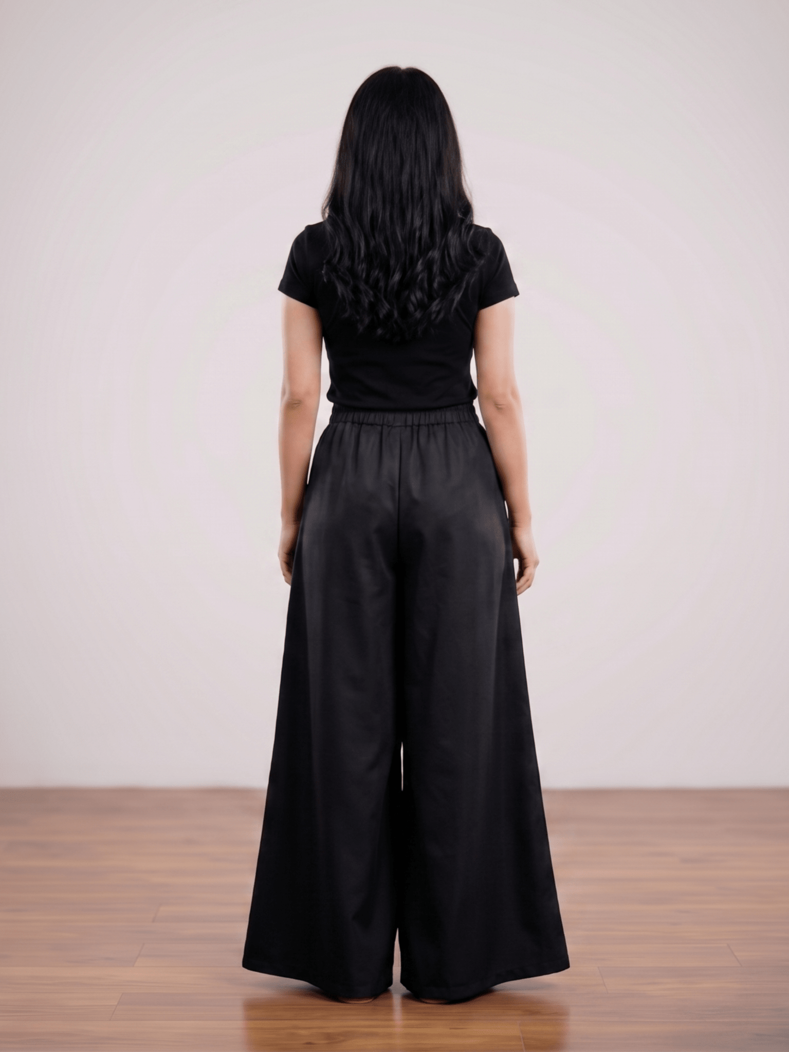 The Integral Skirt Pant - Black - The BNW Studio